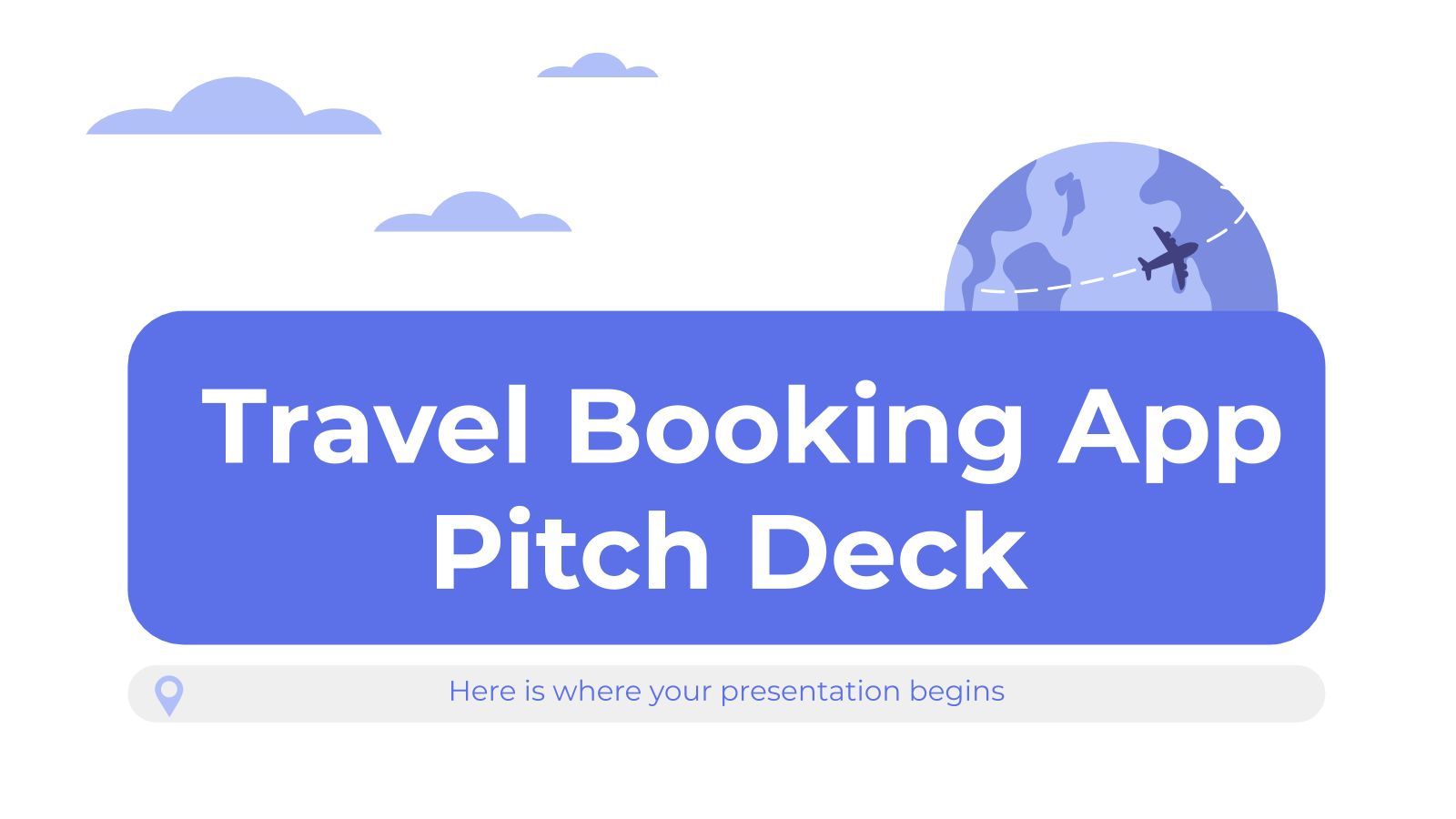 旅游预订应用程序Pitch Deck PPT模板